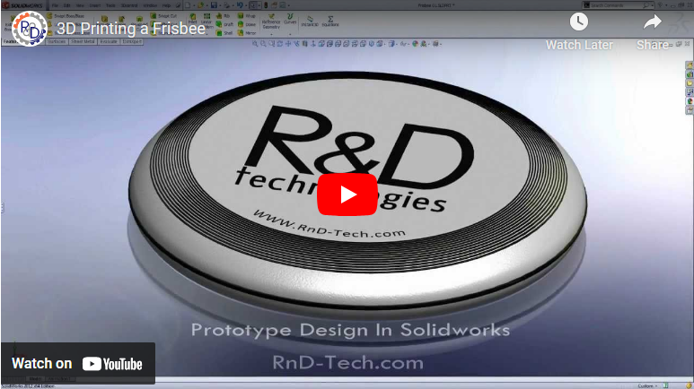 3D Printing a Frisbee