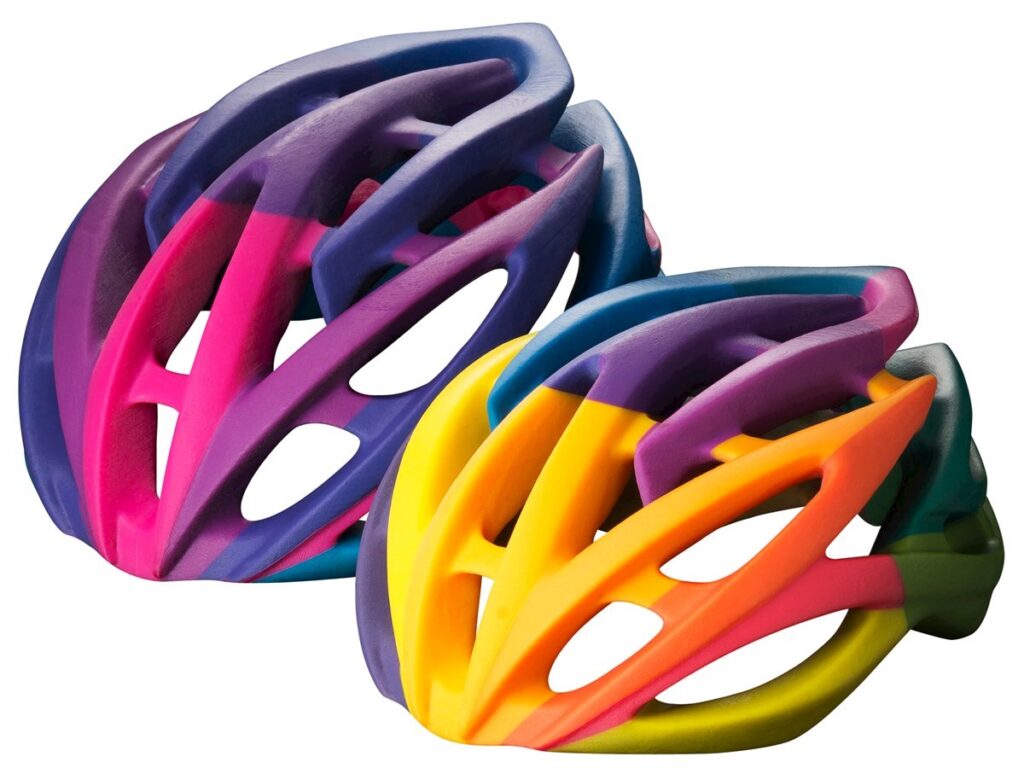 stratasys models 102 bike helmets